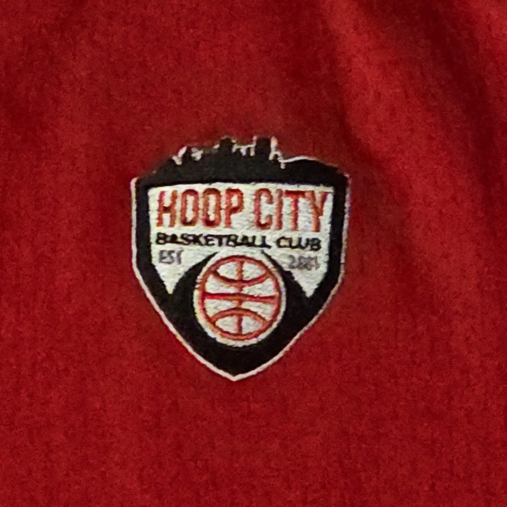 Adidas Hoop City Basketball Jacket‎ Mens XXL Red Good